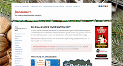 Desktop Screenshot of julekalendere.com